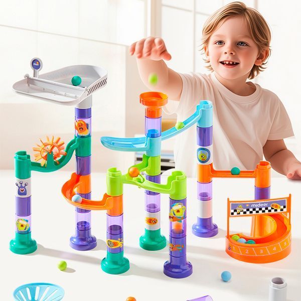 Конструктор Трек Marble Run, 84 деталі Mideer MD2309 фото