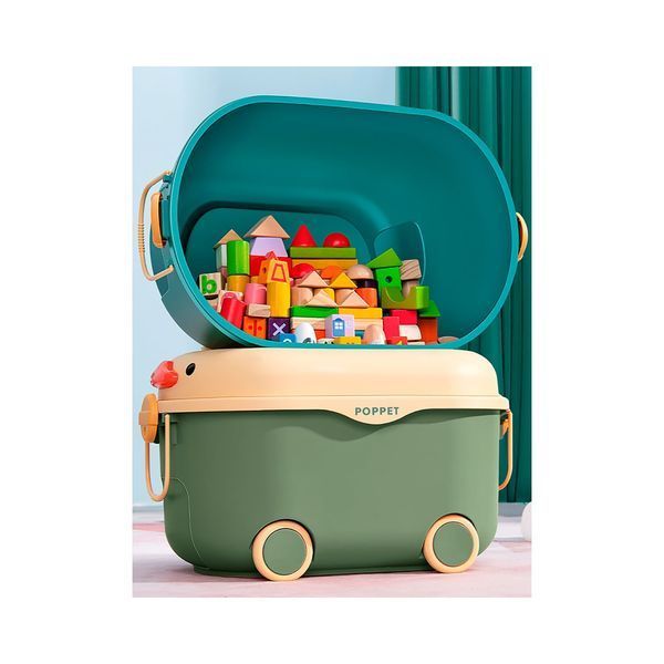 Великий органайзер на колесах Poppet Каченя Green PP-001G-L фото