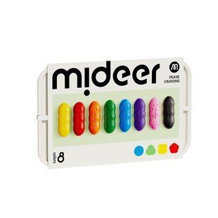 Крайони у вигляді квасолі, 8 шт Mideer MD6219 фото