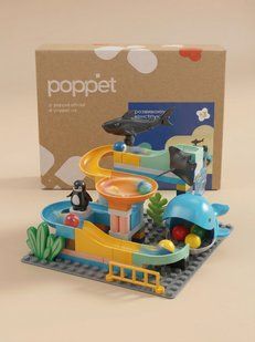 Розвиваючий конструктор &laquo;Морські пригоди з гіркою&raquo;, 72 елемента Poppet PP-СT-012 фото