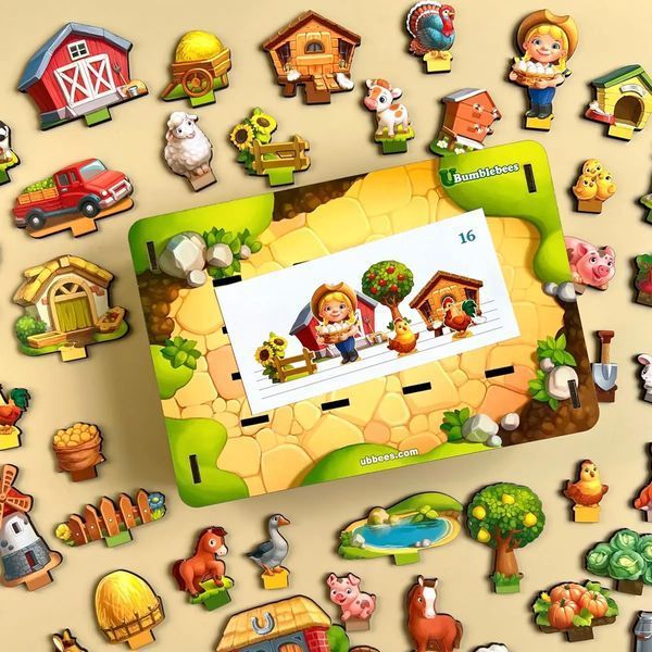 Дитяча розвиваюча гра з картками &laquo;Панорама: ферма&raquo; ПСФ130 фото