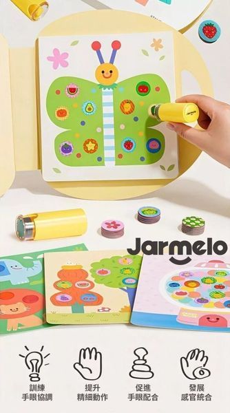 Рисование наклейками Dots Sticker Stamper Jar Melo JA99858 фото