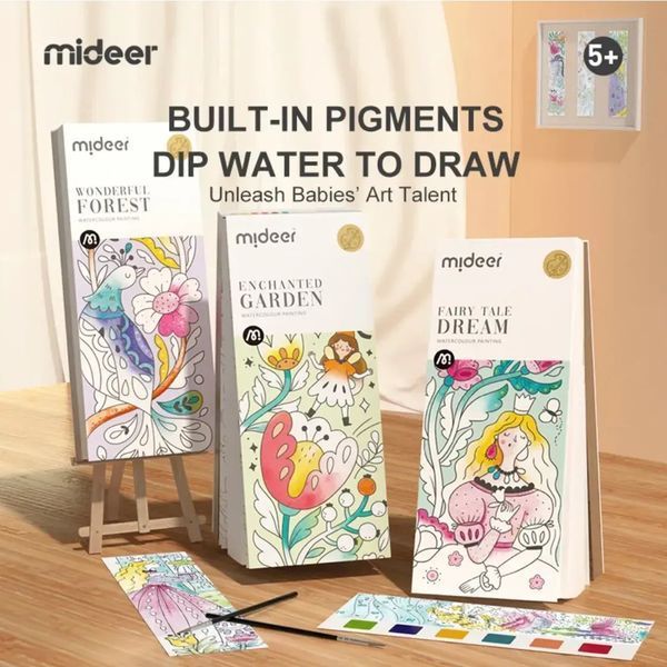 Міні-набір акварельного живопису "Чудовий ліс" Mideer MD4194 фото