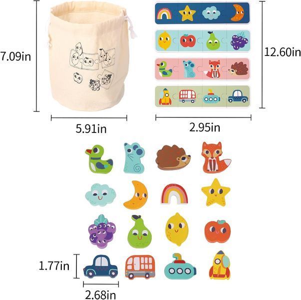 Развивающая игра "Тактильное лото" Tookytoy TH324 фото